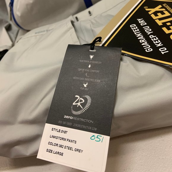 STEEL GREY GORETEX ZERO RESTRICTION SPORTS SUIT